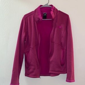 Pink NorthFace sweater